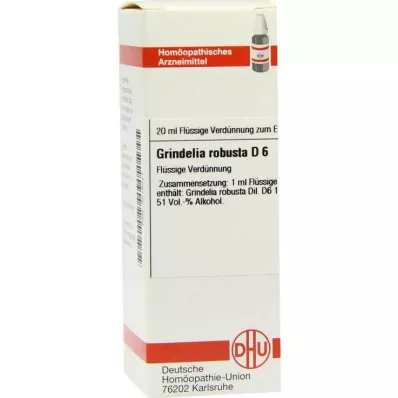 GRINDELIA ROBUSTA D6 ředění, 20 ml