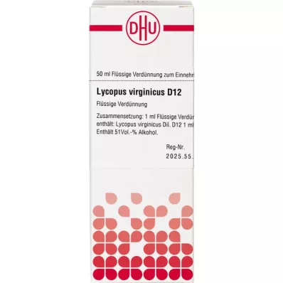 LYCOPUS VIRGINICUS D 12 Ředění, 50 ml