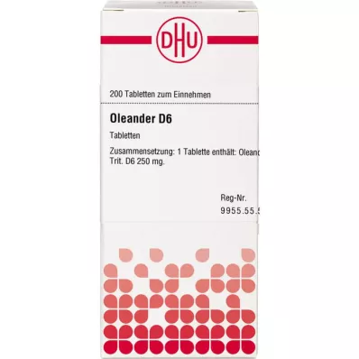 OLEANDER d 6 tablety, 200 ks OLEANDER d 6 tablety, 200 ks