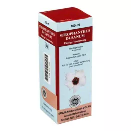 STROPHANTHUS D 4 kapky Sanum, 100 ml
