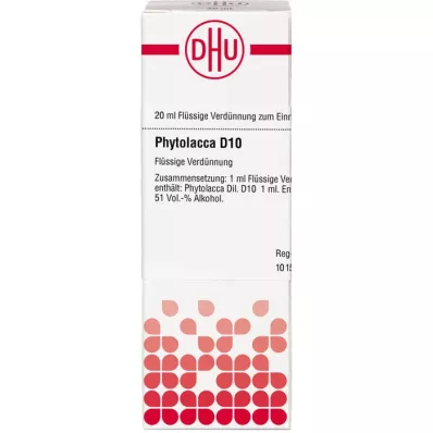 PHYTOLACCA D 10 Ředění, 20 ml