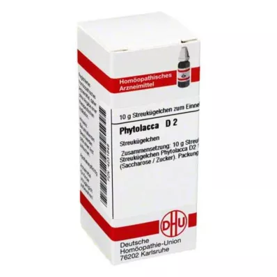 PHYTOLACCA D2 Globuli, 10 g PHYTOLACCA D2 Globuli, 10 g