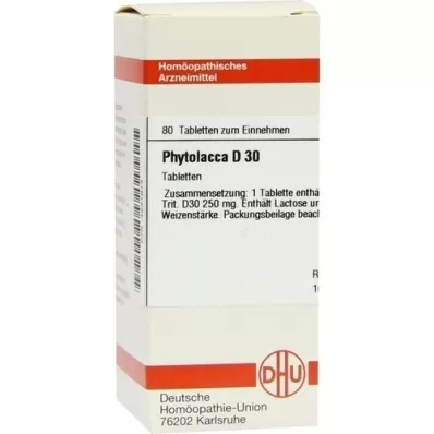 PHYTOLACCA d 30 tablet, 80 ks