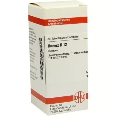 RUMEX D 12 tablet, 80 ks RUMEX D 12 tablet, 80 ks