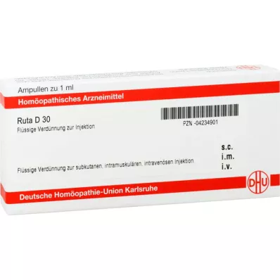 Ruta D30, 10x1 ml