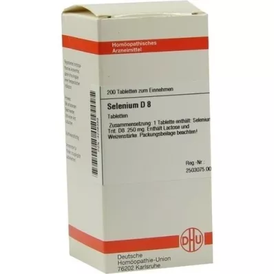 SELENIUM d 8 tablety, 200 ks