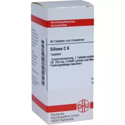 SILICEA C 6 tablet, 80 ks SILICEA C 6 tablet, 80 ks