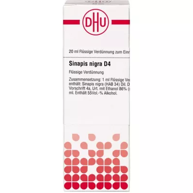 SINAPIS NIGRA D4 ředění, 20 ml