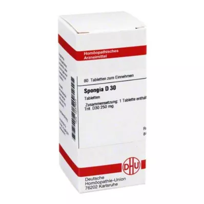 SPONGIA D 30 tablet, 80 ks