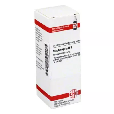 STAPHISAGRIA D 8 Ředění, 20 ml STAPHISAGRIA D 8 Ředění, 20 ml