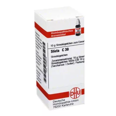STICTA C30 Globuli, 10 g