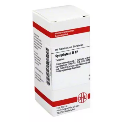 SYMPHYTUM D 12 tablet, 80 ks