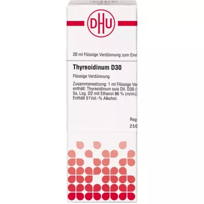 THYREOIDINUM D 30 Ředění, 20 ml THYREOIDINUM D 30 Ředění, 20 ml