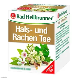 BAD HEILBRUNNER Filtrační sáčky na čaj do krku a krku, 8X1,75g