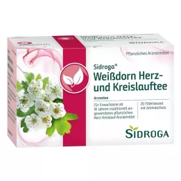 SIDROGA Filtrační sáčky na čajové srdce a krevní oběh, 20X1,5g