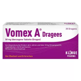 VOMEX A Dražé 50 mg potahované tablety, 20 ks