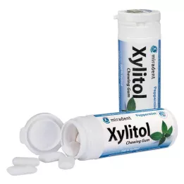 Miradent Xylitol Gum Mint, 30 ks