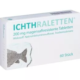 ICHTHRALETTEN 200 mg žaludeční -rezistentní tablety, 60 ks