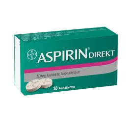 ASPIRIN Žvýkací tablety Direkt, 10 ks