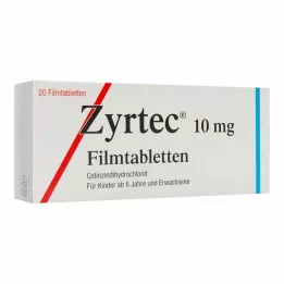 ZYRTEC tablety potažené filmem, 20 hodin