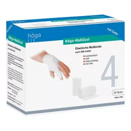 HÖGA-MUBILAST Fixační obvaz 4 cmx4 m s celofánem, 1 ks