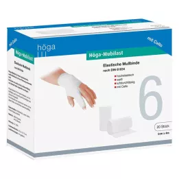 HÖGA-MUBILAST Fixační obvaz 6 cmx4 m s celofánem, 1 ks