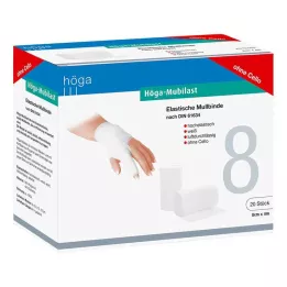 HÖGA-MUBILAST Fixační obvaz 8 cmx4 m bez celofánu, 20 ks
