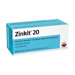 ZINKIT 20 potahovaných tablet, 50 ks