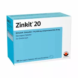 ZINKIT 20 potahovaných tablet, 100 ks