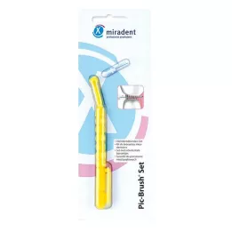 MIRADENT Interd.Pic-Brush Set žlutý, 1 ks