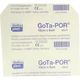 Gota-Por náplast na ránu sterilní 60x100 mm, 1 ks