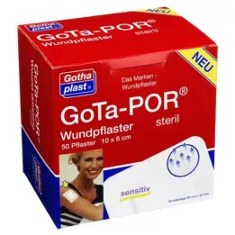 GOTA-POR Náplast na ránu sterilní 60x100 mm, 50 ks