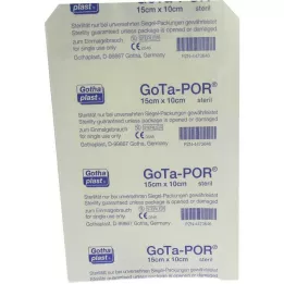 GOTA-POR Náplast na ránu sterilní 100x150 mm, 1 ks