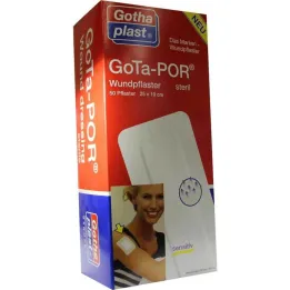 Gota-Por náplast na ránu sterilní 100x250 mm, 50 kusů