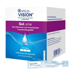HYLO-VISION Gelové sinusové jednodávkové pipety, 60X0,35 ml