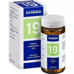 BIOCHEMIE Orthim 19 Cuprum arsenicosum D 12 tablet, 400 ks