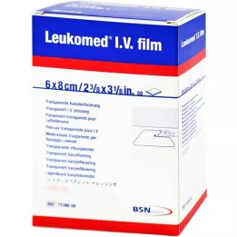 LEUKOMED I.V. filmová omítka, 50 ks