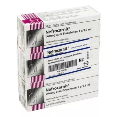 NEFROCARNIT Perorální roztok, 150 ml