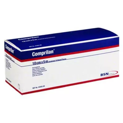 COMPRILAN elastický obvaz 10 cmx5 m, 10 ks