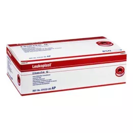 LEUKOPLAST 2,5 cmx5 m, 12 kusů