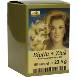 BIOTIN PLUS zinkové vlasů kapsle, 50 ks