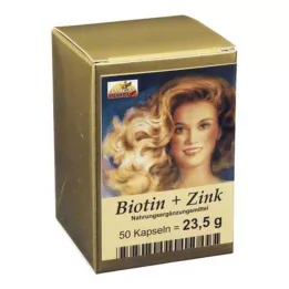 BIOTIN PLUS zinkové vlasů kapsle, 50 ks