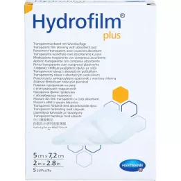 HYDROFILM plus transparentní asociace 5x7.2 cm, 5 ks