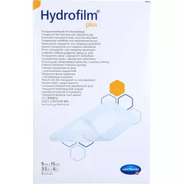 HYDROFILM plus transparentní asociace 9x15 cm, 5 ks