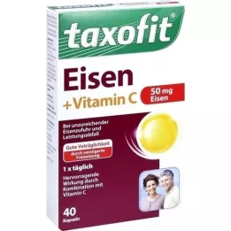 TAXOFIT Železo+vitamín C měkké tobolky, 40 ks