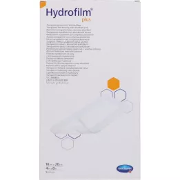 HYDROFILM Plus Transparentní obvaz 10x20 cm, 5 ks