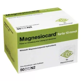 MAGNESIOCARD forte 10 mmol prášek pro přípravu roztoku pro perorální podání, 50 ks