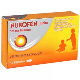 NUROFEN Junior 125 mg Suppositories, 10 ks