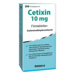CETIXIN 10 mg potahované tablety, 20 ks