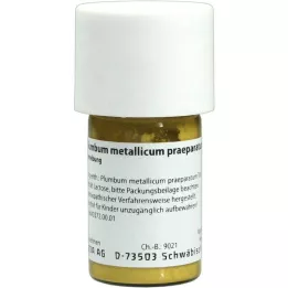 PLUMBUM METALLICUM příprava. D 20 Triturace, 20 g